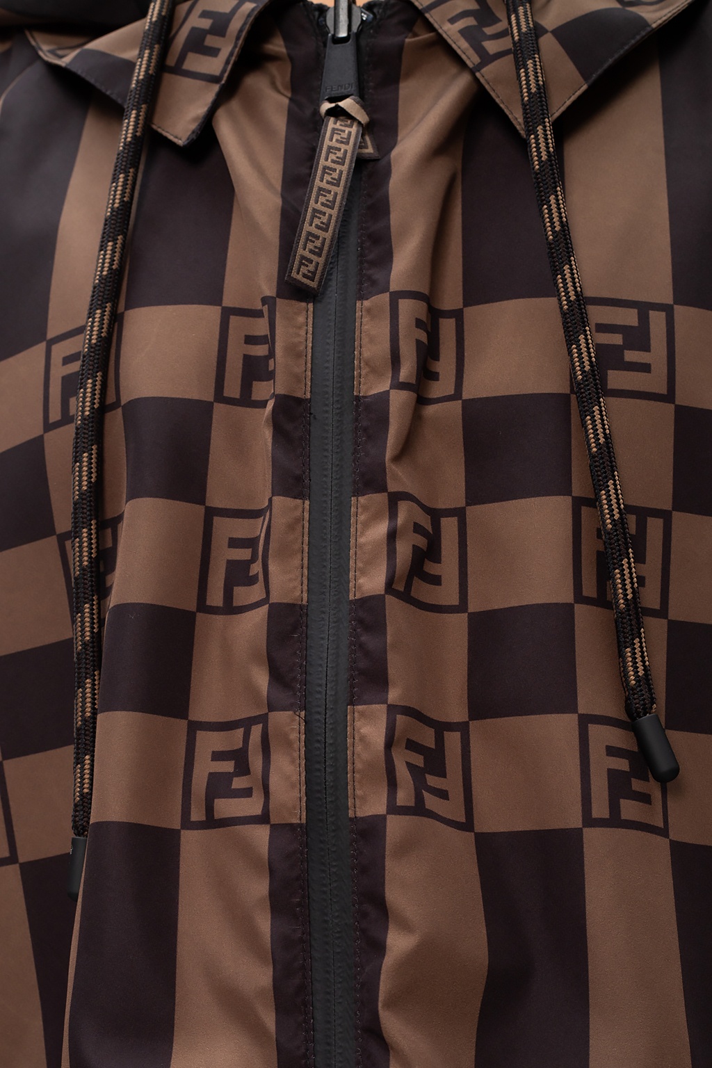 【関税＆送料込み】Fendi Jackets And Vests fendi Women Sweatshirt mit Logo-Print Schwarz - Reversible